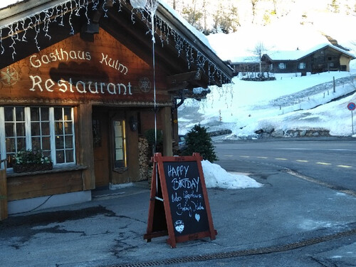 Gasthaus Brünig Kulm - Geburtstag